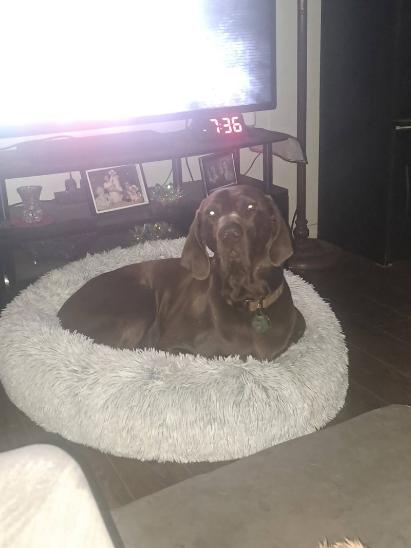 He finally relaxes instead of staying on edge